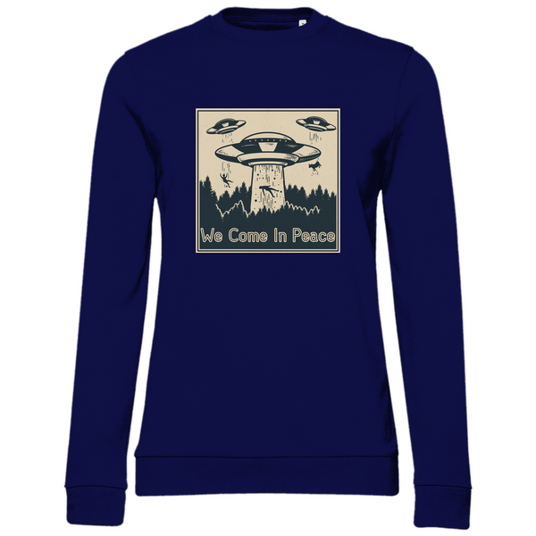 Wir kommen in Frieden - Damen Sweatshirt