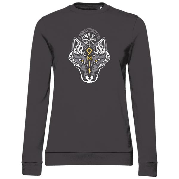 Vegvisir Wolf - Damen Sweatshirt