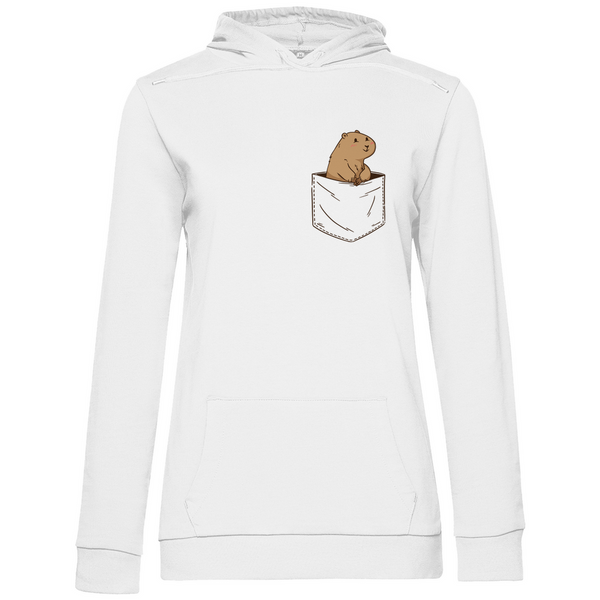 Präriehund in Brusttasche - Damen Hoodie