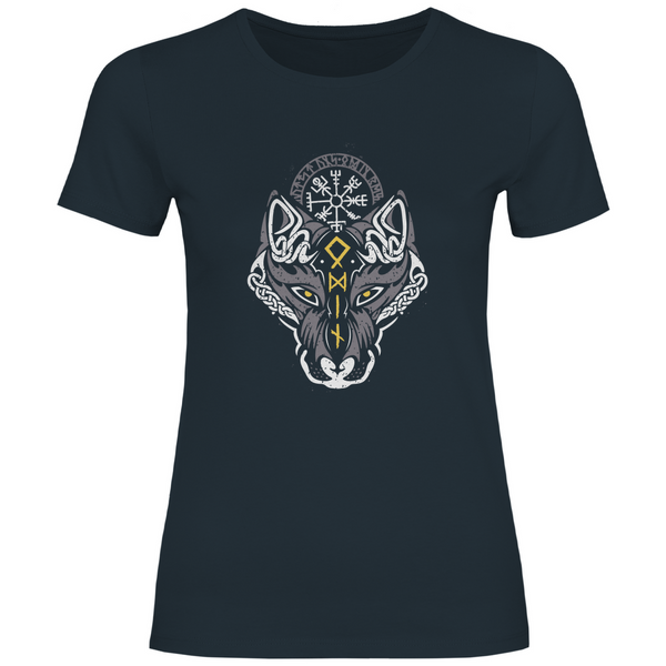 Vegvisir Wolf - Damen T-Shirt