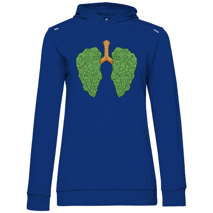 Cannabis Lungen - Damen Hoodie - Textilzauber