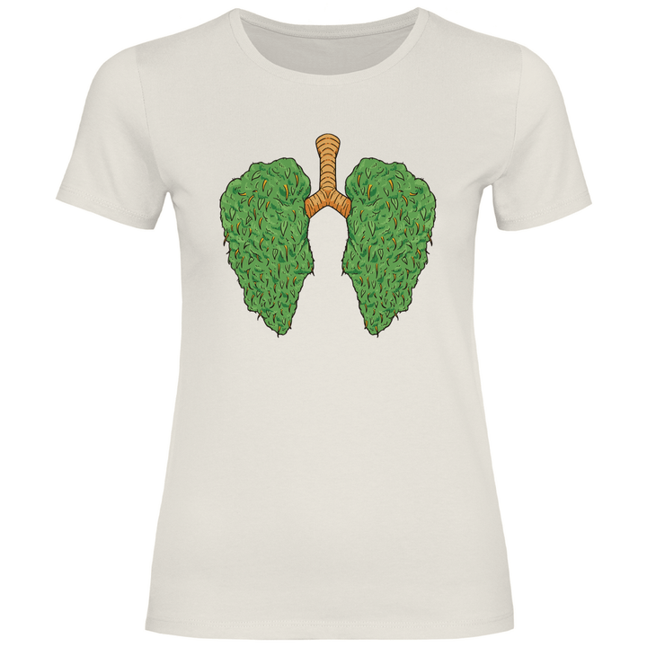 Cannabis Lungen - Damen T - Shirt - Textilzauber