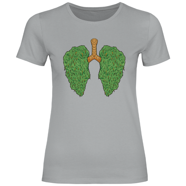 Cannabis Lungen - Damen T - Shirt - Textilzauber