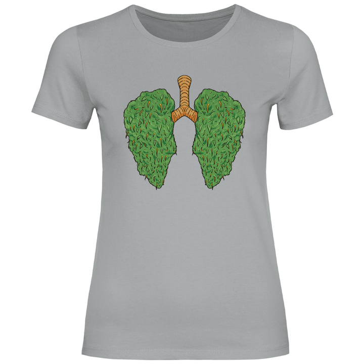 Cannabis Lungen - Damen T - Shirt - Textilzauber