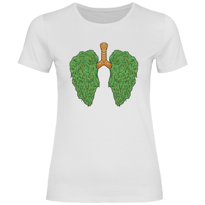 Cannabis Lungen - Damen T - Shirt - Textilzauber