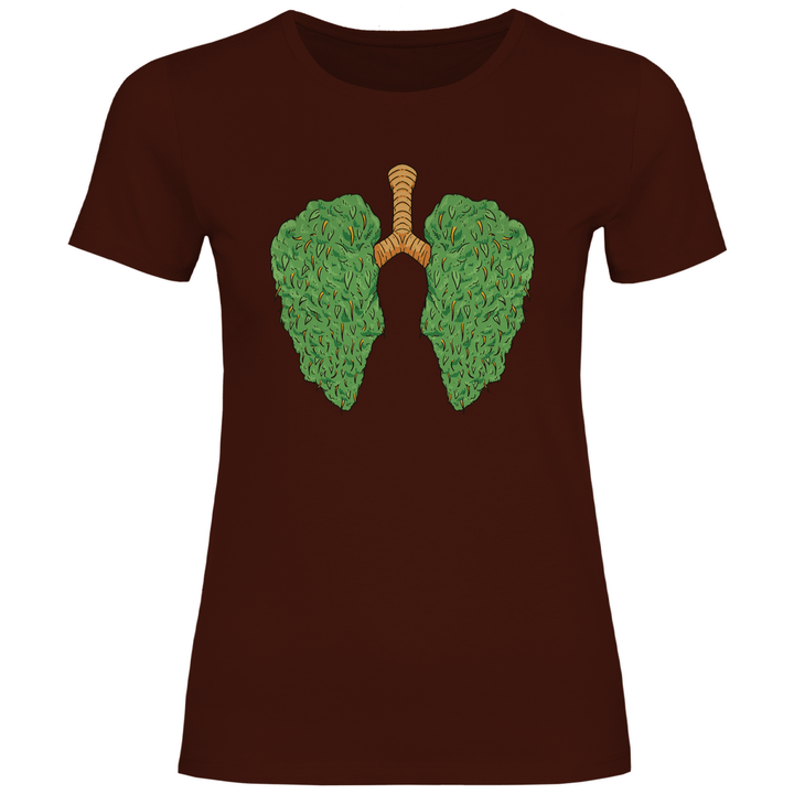 Cannabis Lungen - Damen T - Shirt - Textilzauber