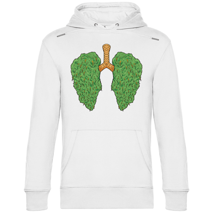 Cannabis Lungen - Herren Hoodie - Textilzauber