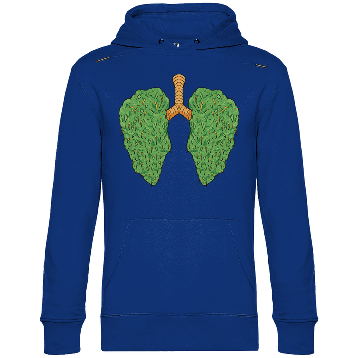 Cannabis Lungen - Herren Hoodie - Textilzauber