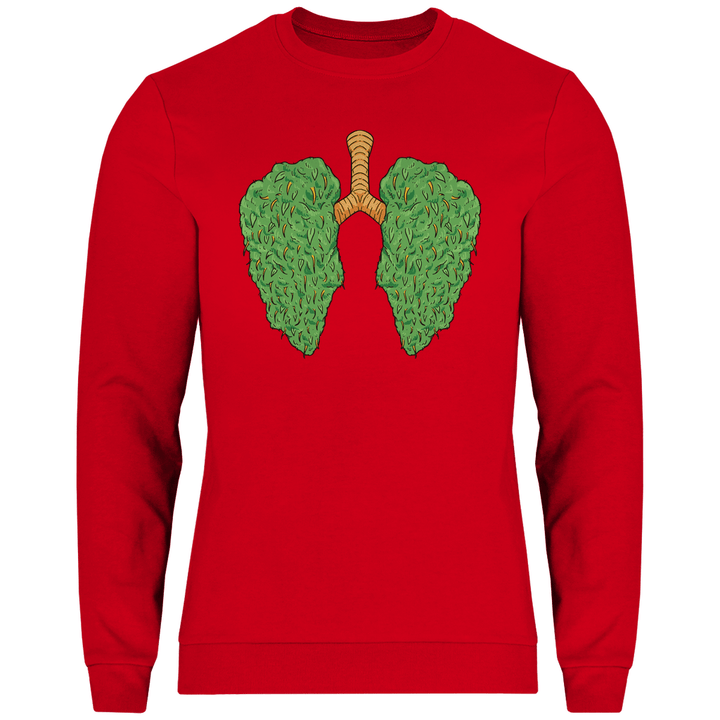 Cannabis Lungen - Herren Sweatshirt - Textilzauber