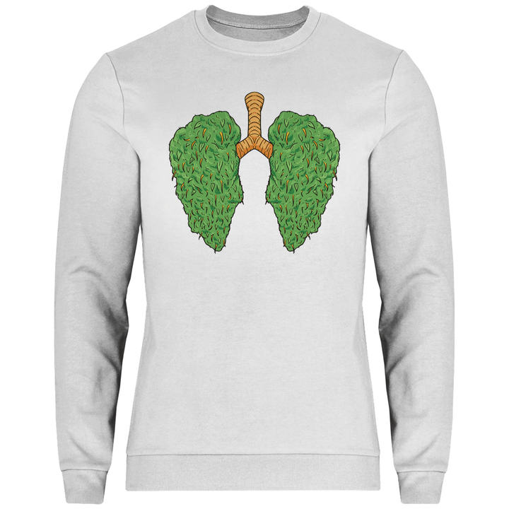 Cannabis Lungen - Herren Sweatshirt - Textilzauber