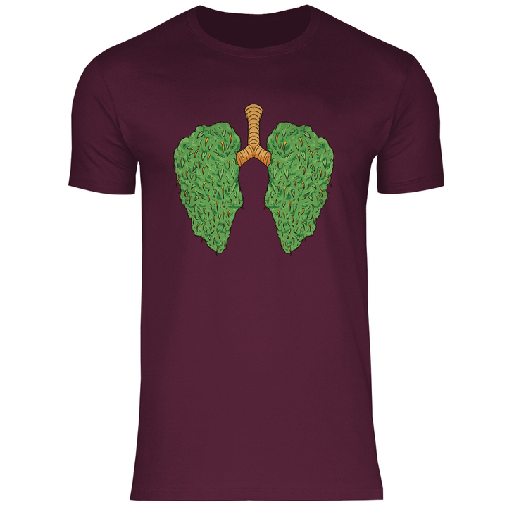 Cannabis Lungen - Herren T - Shirt - Textilzauber