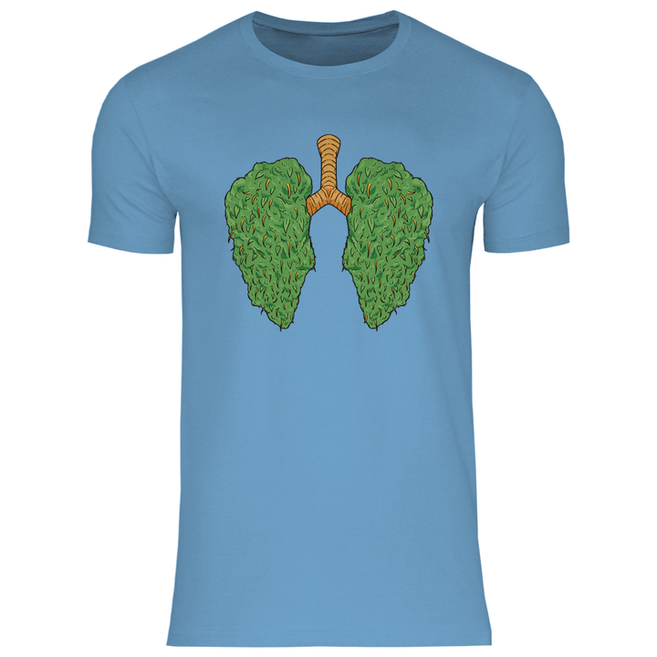 Cannabis Lungen - Herren T - Shirt - Textilzauber