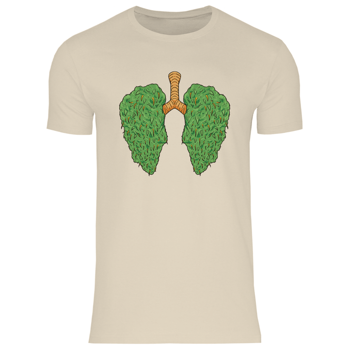Cannabis Lungen - Herren T - Shirt - Textilzauber