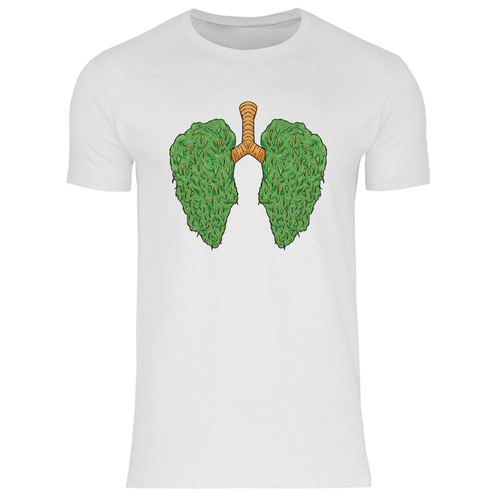 Cannabis Lungen - Herren T - Shirt - Textilzauber