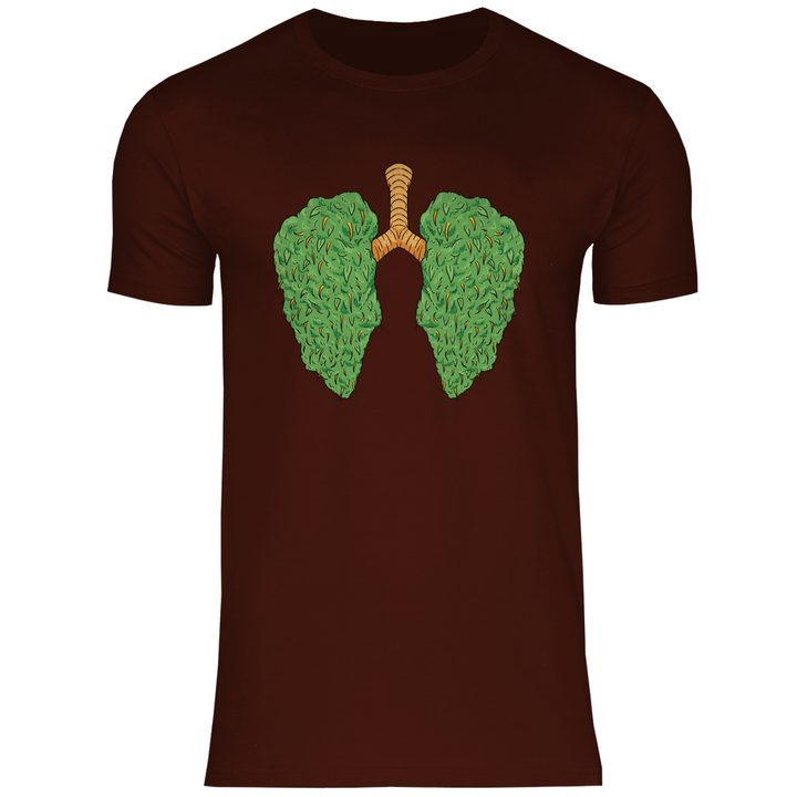 Cannabis Lungen - Herren T - Shirt - Textilzauber