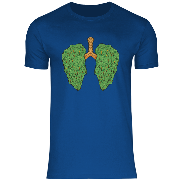 Cannabis Lungen - Herren T - Shirt - Textilzauber