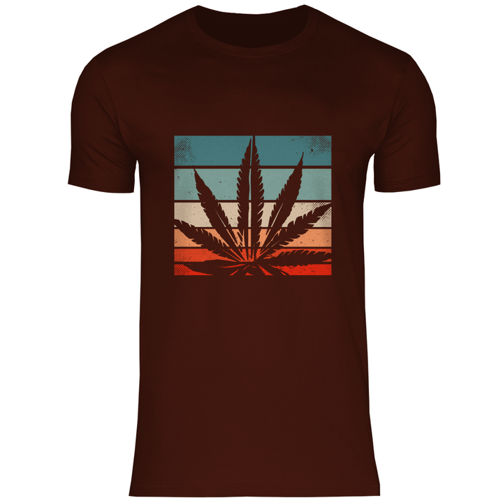 Cannabis Retro Design - Herren T - Shirt - Textilzauber