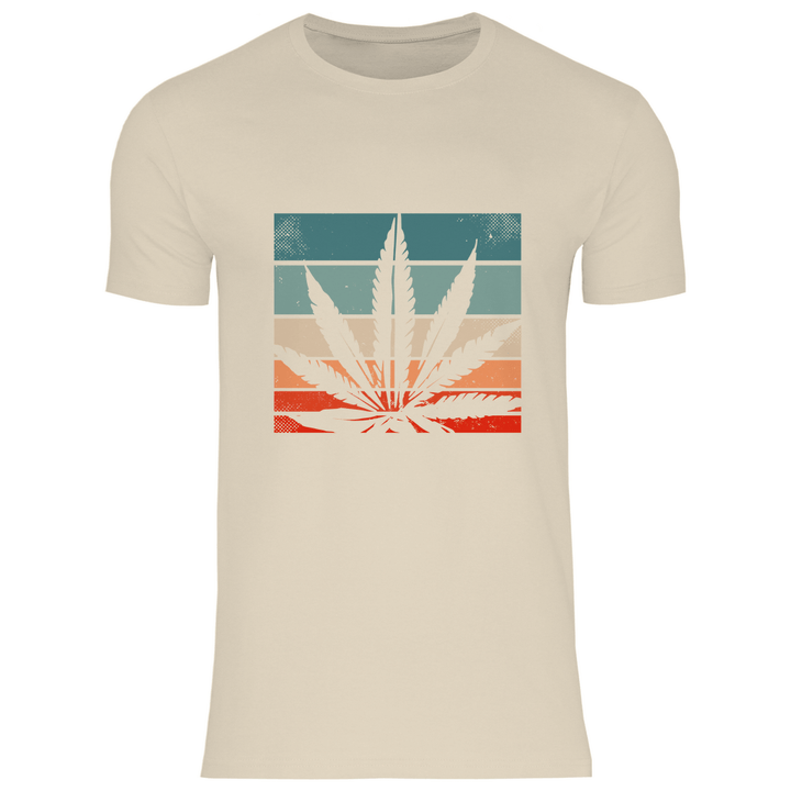 Cannabis Retro Design - Herren T - Shirt - Textilzauber
