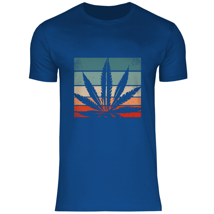 Cannabis Retro Design - Herren T - Shirt - Textilzauber