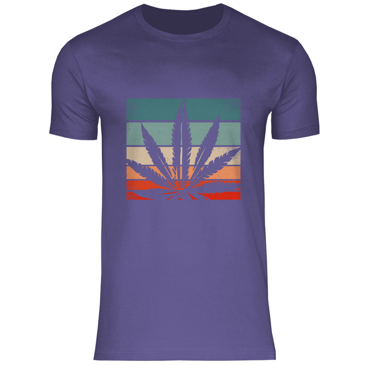 Cannabis Retro Design - Herren T - Shirt - Textilzauber