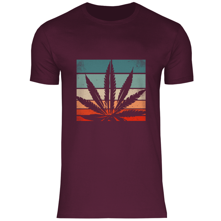 Cannabis Retro Design - Herren T - Shirt - Textilzauber