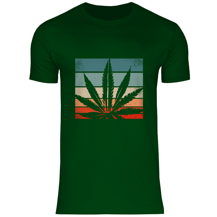 Cannabis Retro Design - Herren T - Shirt - Textilzauber