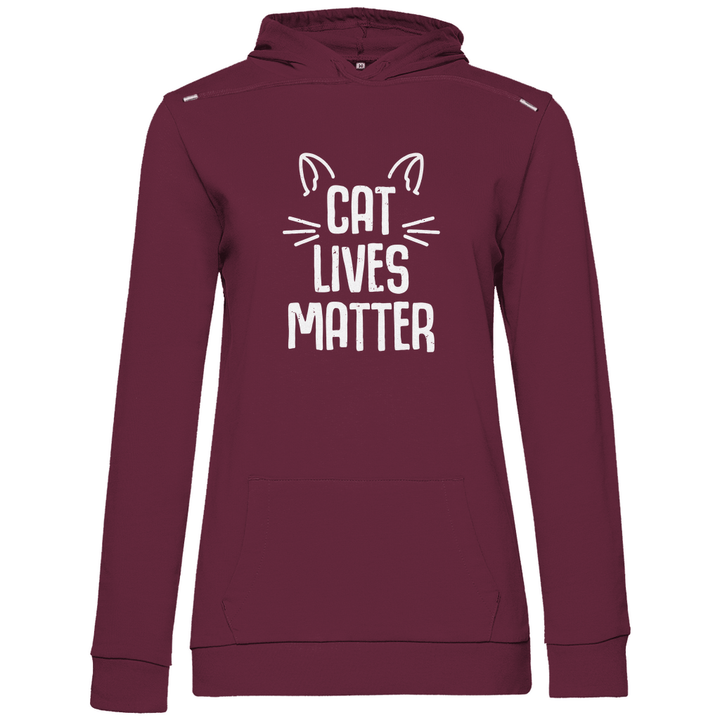 Cat Lives Matter - Damen Hoodie - Textilzauber