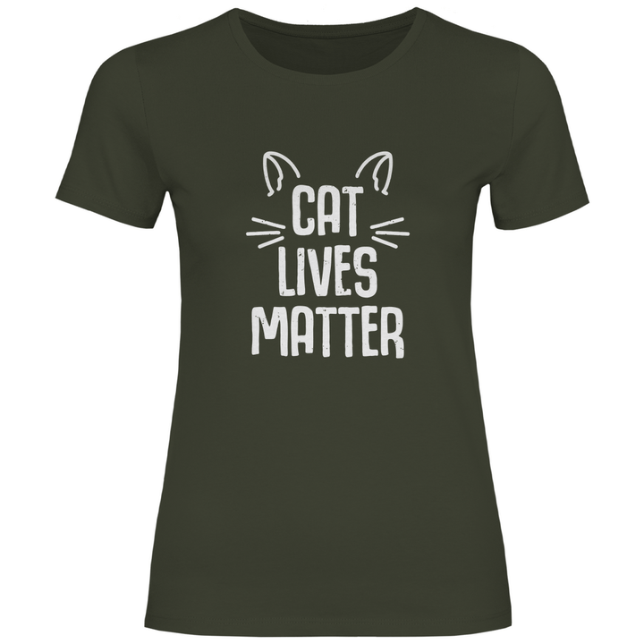 Cat Lives Matter - Damen T - Shirt - Textilzauber