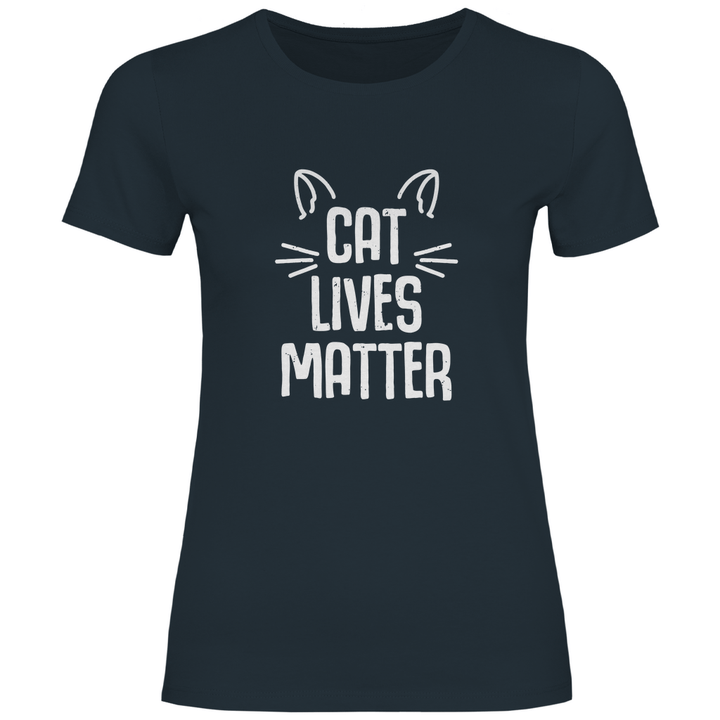 Cat Lives Matter - Damen T - Shirt - Textilzauber