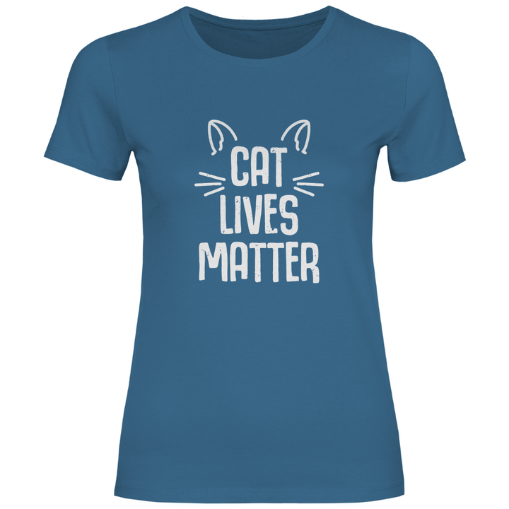 Cat Lives Matter - Damen T - Shirt - Textilzauber