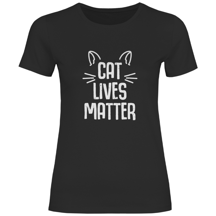 Cat Lives Matter - Damen T - Shirt - Textilzauber