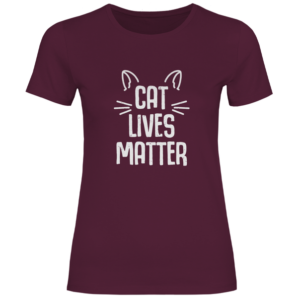 Cat Lives Matter - Damen T - Shirt - Textilzauber