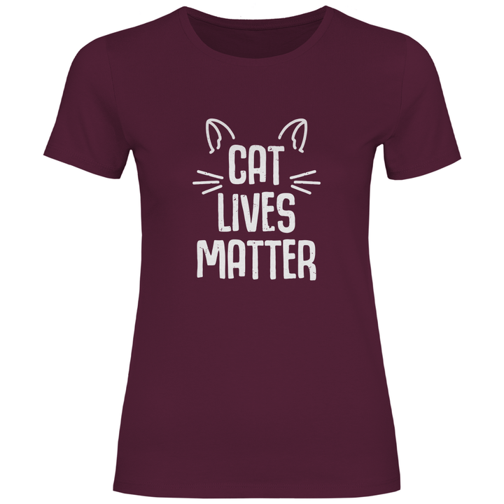 Cat Lives Matter - Damen T - Shirt - Textilzauber