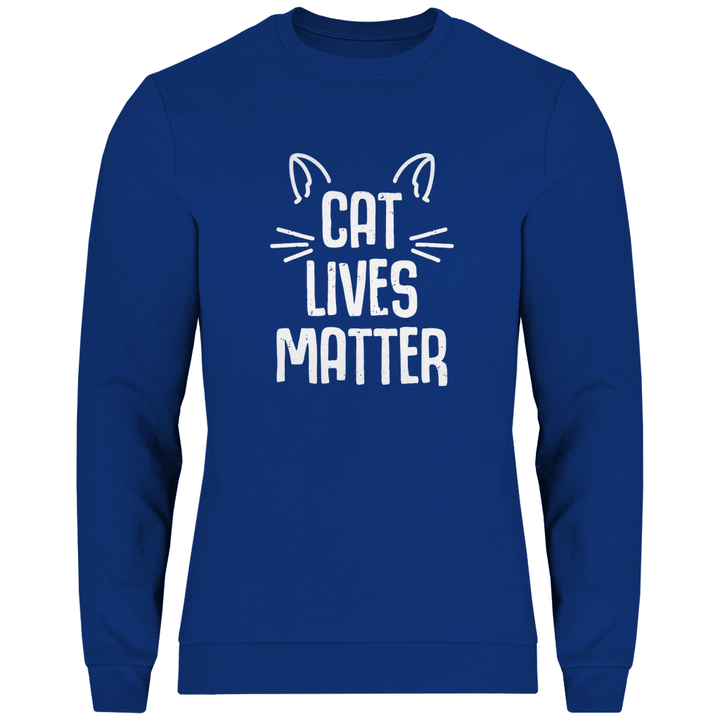 Cat Lives Matter - Herren Sweatshirt - Textilzauber