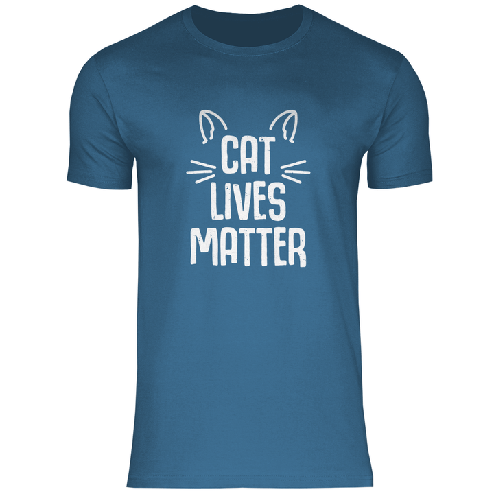 Cat Lives Matter - Herren T - Shirt - Textilzauber