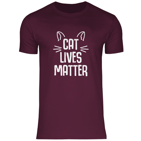 Cat Lives Matter - Herren T - Shirt - Textilzauber