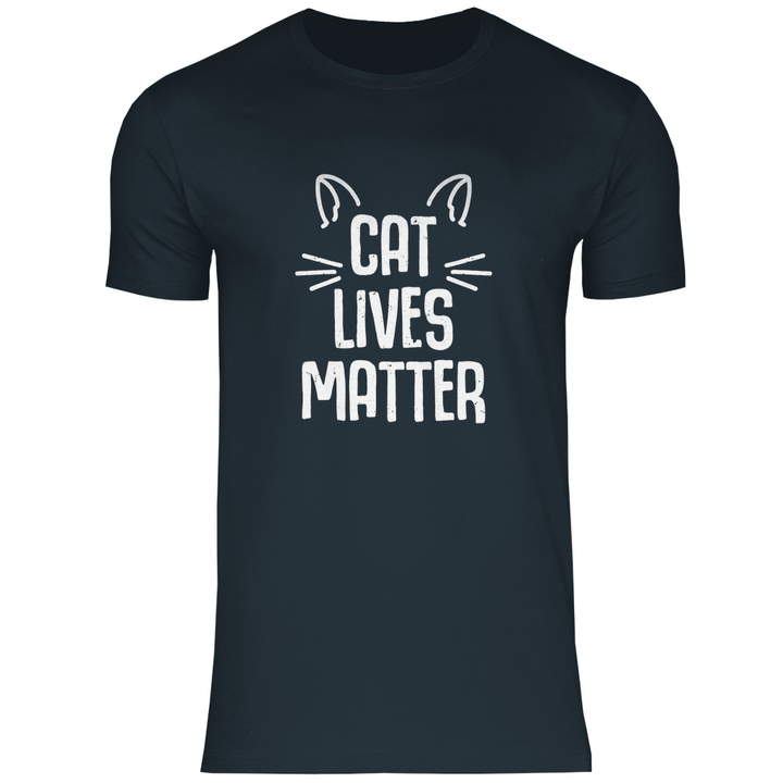 Cat Lives Matter - Herren T - Shirt - Textilzauber