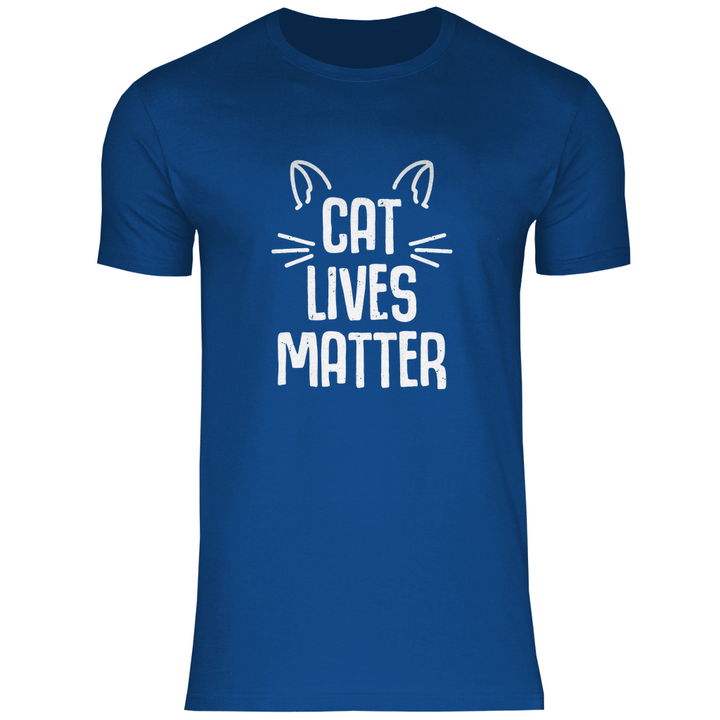 Cat Lives Matter - Herren T - Shirt - Textilzauber