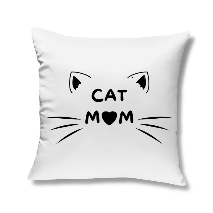 Cat Mom - Dekokissen - Textilzauber