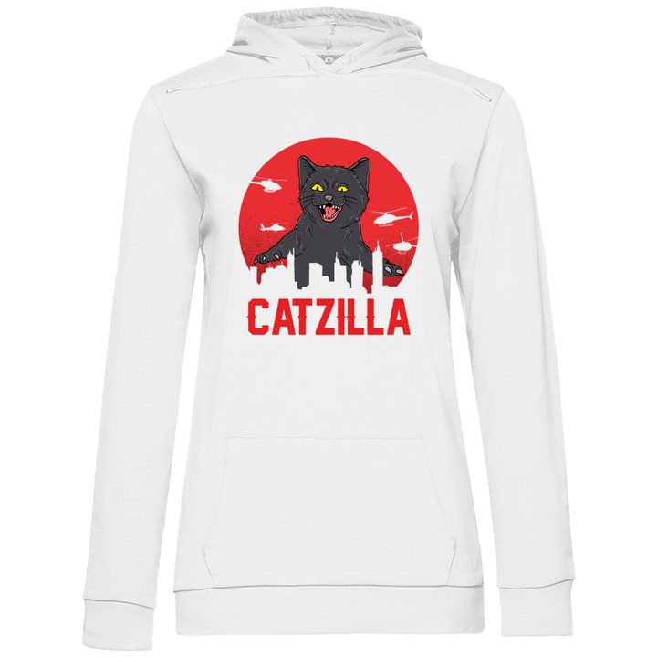 Catzilla - Damen Hoodie - Textilzauber