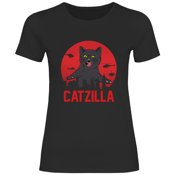 Catzilla - Damen T - Shirt - Textilzauber