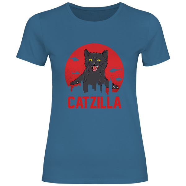 Catzilla - Damen T - Shirt - Textilzauber