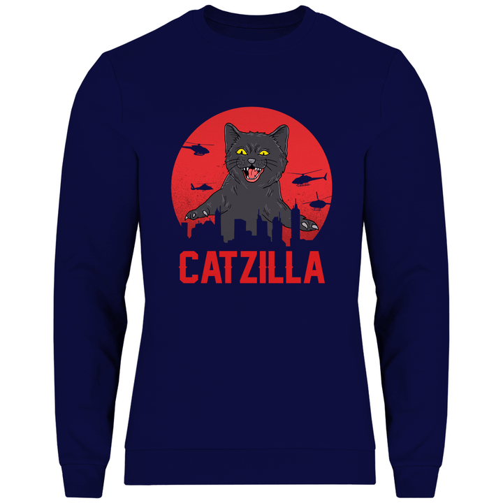 Catzilla - Herren Sweatshirt - Textilzauber