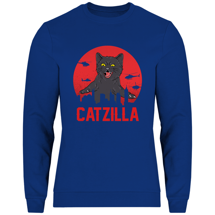 Catzilla - Herren Sweatshirt - Textilzauber