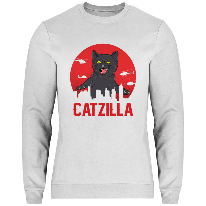 Catzilla - Herren Sweatshirt - Textilzauber