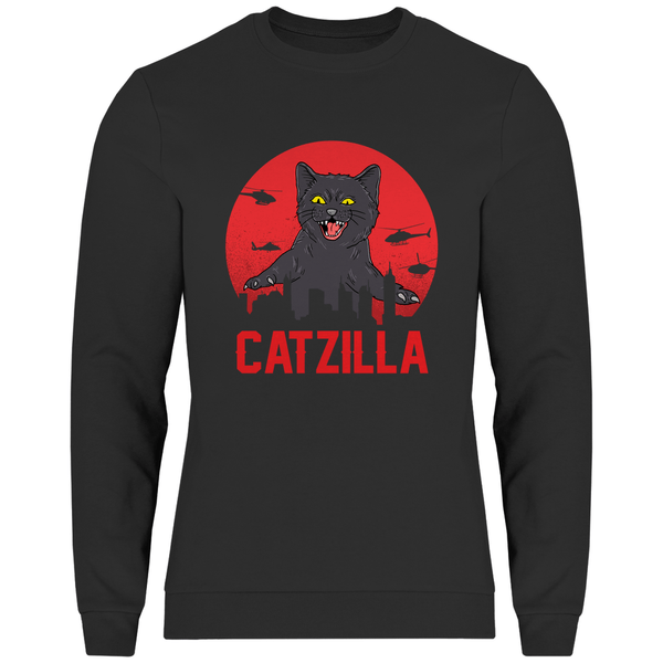 Catzilla - Herren Sweatshirt - Textilzauber