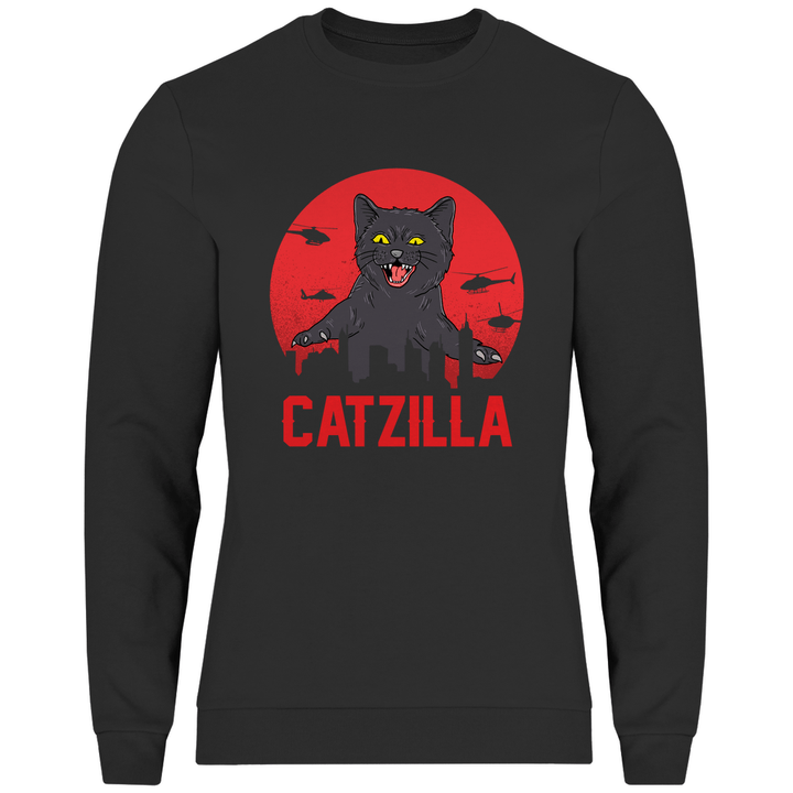 Catzilla - Herren Sweatshirt - Textilzauber