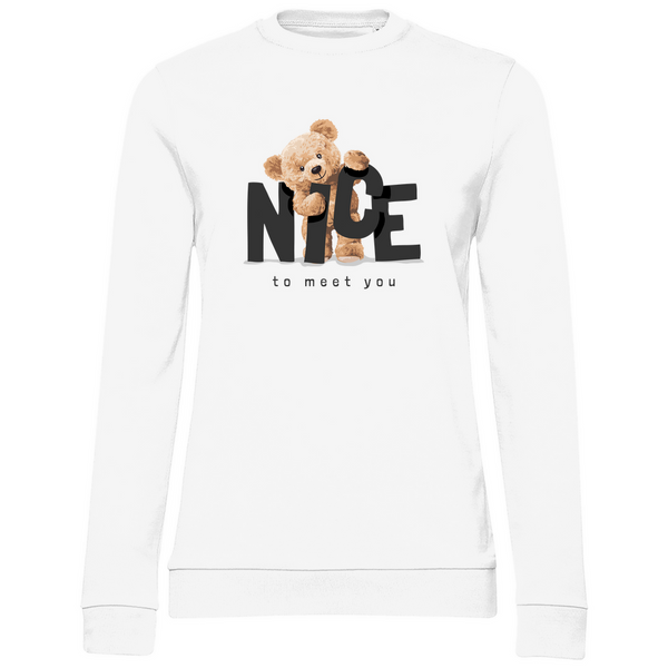 Willkommens Teddy - Damen Sweatshirt