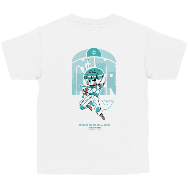 Child - Kreuzritter - Kinder T - Shirt mit Rückendruck - Textilzauber