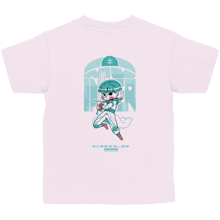 Child - Kreuzritter - Kinder T - Shirt mit Rückendruck - Textilzauber
